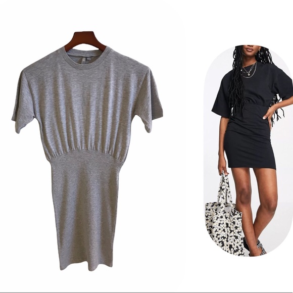 ASOS Dresses & Skirts - ASOS Body-con ribbed t shirt dress with oversized top